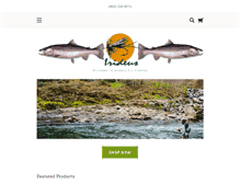 Tablet Screenshot of irideussteelheadflyfishing.com
